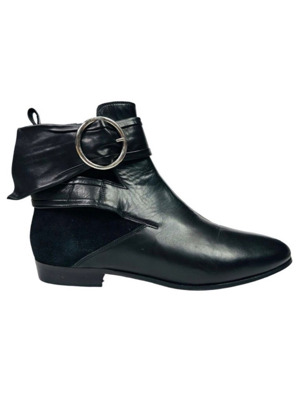 IRO Omel Black Leather Bootie - Size 40 (8.5US) - $450 Retail